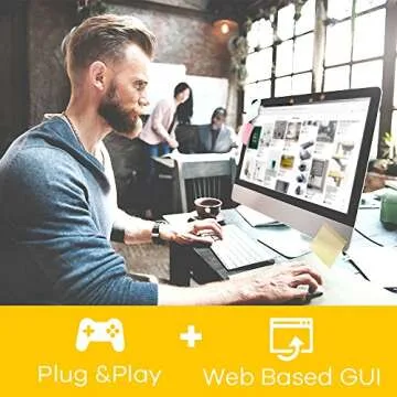 Zyxel 5-Port Gigabit Ethernet Web Managed Switch | VLAN Support | Sturdy Metal Case | Desktop or Wall-Mount | Fanless |Limited Lifetime Warranty | QoS | Ethernet Splitter | GS1200-5