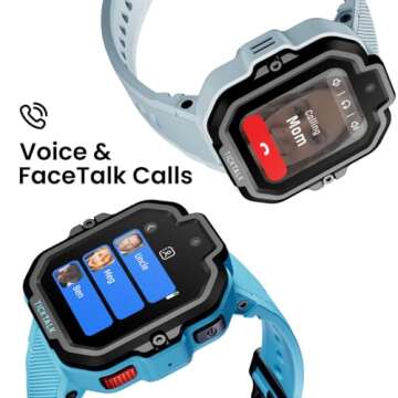 TickTalk5 LTE Kids Smart Watch with GPS Tracker, Phone Watch, Advanced Parental Controls, Video & Vo...