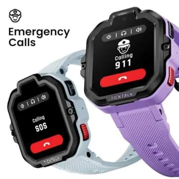 TickTalk 5 Kids Smart Watch with GPS Tracker & Parental Controls