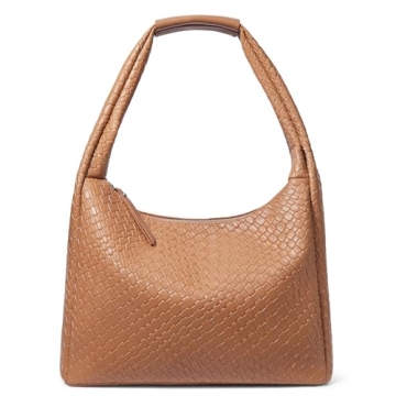 BOSTANTEN Shoulder Bag for Women Fashionable Hobo Handbag - Brown