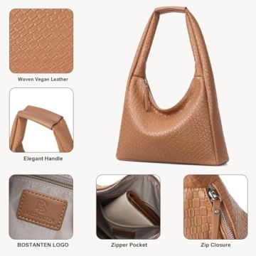 BOSTANTEN Trendy Summer Hobo Handbag for Women
