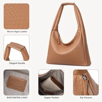 BOSTANTEN Trendy Summer Hobo Handbag for Women