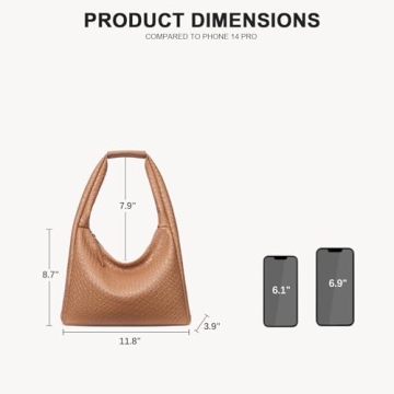 BOSTANTEN Trendy Summer Hobo Handbag for Women