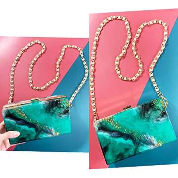 Shaker Clutch Bag Resin Molds for DIY Crafts and Gifts