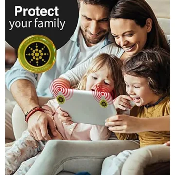 6Pcs Golden EMF Stickers for Ultimate Device Protection