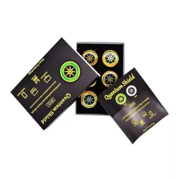 6Pcs Golden EMF Stickers for Ultimate Device Protection