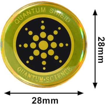 6Pcs Golden EMF Stickers for Ultimate Device Protection