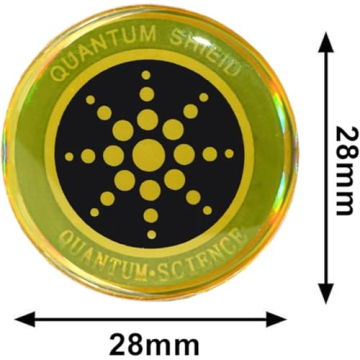 6Pcs Golden EMF Stickers for Ultimate Device Protection