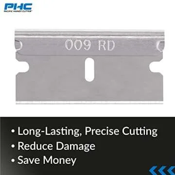 Pacific Handy Cutter Stainless Steel Replacement Blades Box of 100