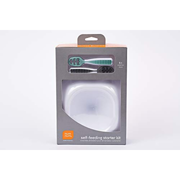 NumNum Starter Kit Baby Bowl and Spoon Set for Self-Feeding