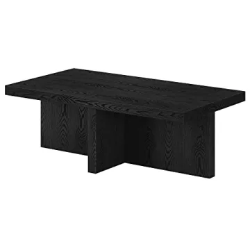 Henn&Hart 44" Coffee Table for Modern Living Spaces