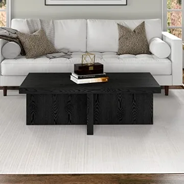 Henn&Hart 44" Coffee Table for Modern Living Spaces