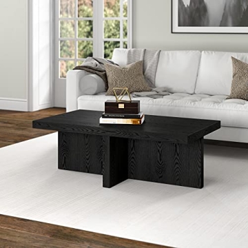 Henn&Hart 44" Coffee Table for Modern Living Spaces