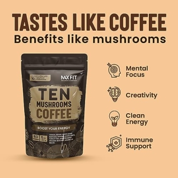 Organic Mushroom Coffee with 10 Functional Mushrooms