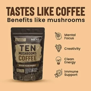 Organic Mushroom Coffee with 10 Functional Mushrooms