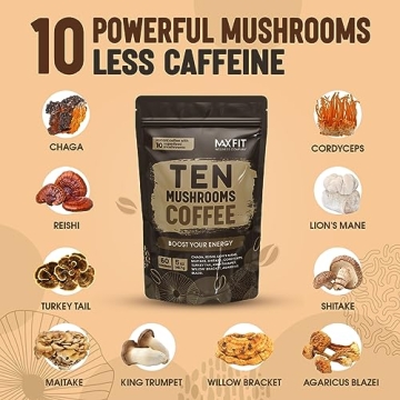 Organic Mushroom Coffee with 10 Functional Mushrooms