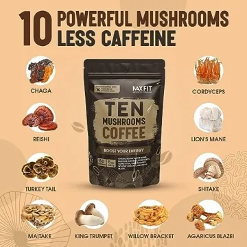 Organic Mushroom Coffee with 10 Functional Mushrooms