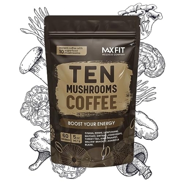 Organic Mushroom Coffee with 10 Functional Mushrooms