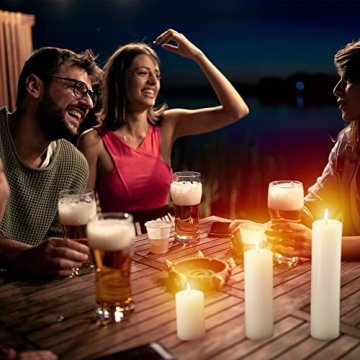 Elegant 12-Piece Ivory Pillar Candles for Every Occasion