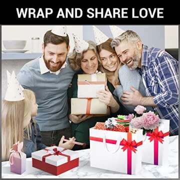 EUSOAR White Paper Bags, Small 20pcs 8.6" x3.9'' x7'' Kraft Handle Paper Boutique Gift Wrap Favor Bag with Handles Bulk, Grocery Shopping Retail Wrap Paper Bags for Business, Birthday Party, Wedding