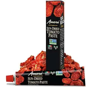 Amore Vegan Sun Dried Tomato Paste Tube - Non-GMO Italy