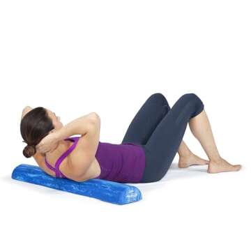 OPTP PRO-Roller Soft Density Foam Roller – Low Density 36 Inch Foam Roller for Physical Therapy, Pilates, Yoga Foam Roll Exercises, and Muscle Recovery - 36” x 6" x 3” Half-Round