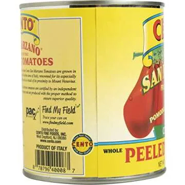 Cento San Marzano Whole Peeled Tomatoes - Authentic Flavor
