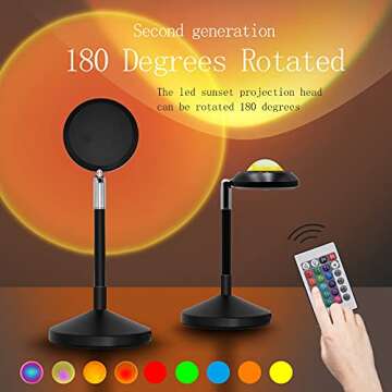 HONRG Adjustable LED Desk Lamp for Home and Office