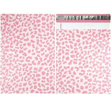 Inspired Mailers - Poly Mailers 10x13-100 Pack - Rose Gold Cheetah - Shipping Bags for Clothing - Large Mailing Envelopes - Shipping Envelopes - Mailing Bags - Package Bags