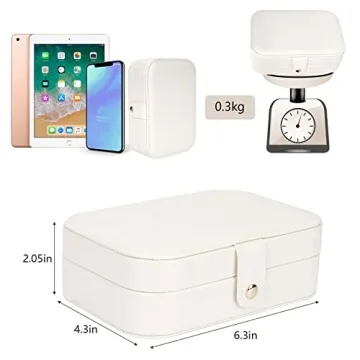Chic FEISCON Travel Jewelry Box for Jewelry Lovers