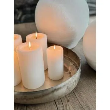 The Natalie Crackle Finish Vessel - Stunning Ambient Candle Set