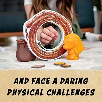 Funko Games Indiana Jones Throw Me The Idol! Family Board Game Ages 7 and Up 2-10 Players