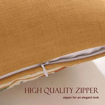 patdrea Designer Pack of 4 Throw Pillow Covers,Beige Vintage French Soft Linen Pillows Cover with Daisy Floral Pattern,Vintage Square Farmhouse Decorative Pillowcase for Couch,Bed,Living Room