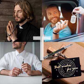 Inspiring JTAMOHI 10 Pcs Christian Gifts for Men