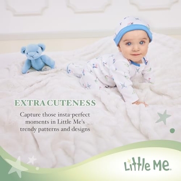 Shop Little Me Baby-Girls Sweet Bear Footie for Newborns
