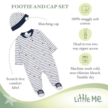 Shop Little Me Baby-Girls Sweet Bear Footie for Newborns