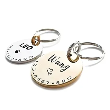 Personalized Pet ID Tags for Cats and Dogs - Custom Engraved Accessories