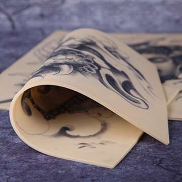 Practice Skin Blank Tattoo Skin Practice Double Sides Tattooing and Microblading Eyebrows Fake Practice Skins for Tattoo Supplies Tattoo Kits for Beginners and Experienced Tattoo Artists 12 Pack