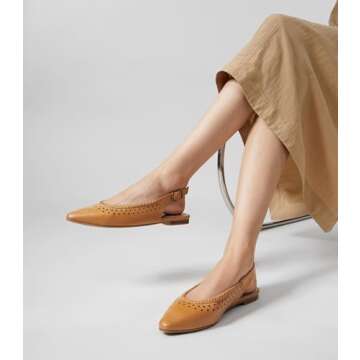 Arromic Women's Leather Flats - Comfortable and Stylish