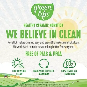 GreenLife 16 Piece Lavender Kitchen Cookware Set