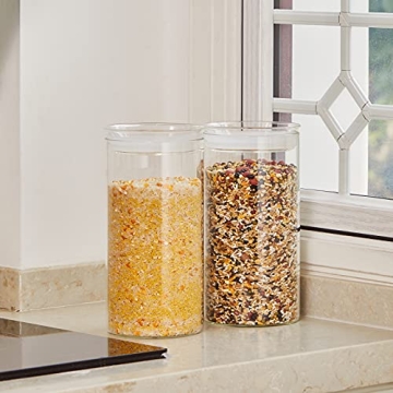 ZENS Airtight Glass Storage Containers Set for Kitchen