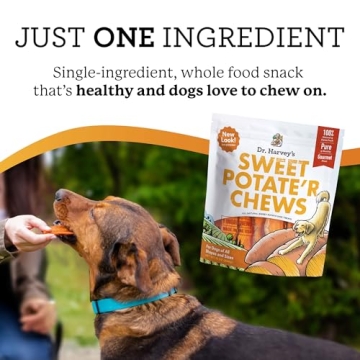 Dr. Harvey's Sweet Potate'r Chews for Dogs - 100% Natural