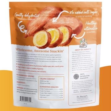 Dr. Harvey's Sweet Potate'r Chews for Dogs - 100% Natural