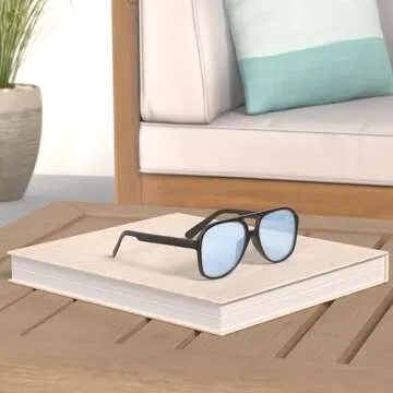 TIANYESY Classic Vintage Aviator Sunglasses for Women Men Large Frame Retro 70s Sunglasses