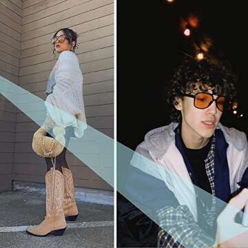 TIANYESY Vintage Aviator Sunglasses for Men and Women