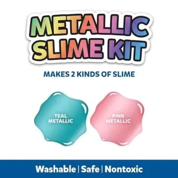 Elmer’s Metallic Slime Kit | Slime Supplies Include Elmer’s Metallic Glue, Elmer’s Magical Liquid Slime Activator, 4 Piece Kit