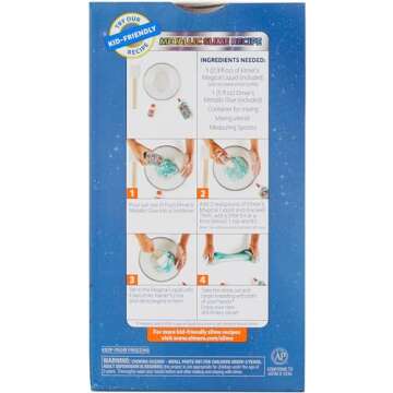 Elmer’s Metallic Slime Kit | Slime Supplies Include Elmer’s Metallic Glue, Elmer’s Magical Liquid Slime Activator, 4 Piece Kit