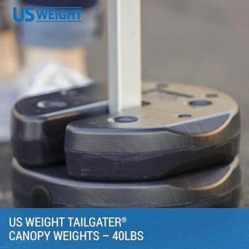 US Weight 40 lb Canopy Weight Set with Carry Strap