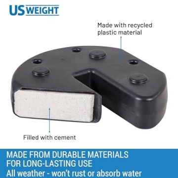 US Weight 40 lb Canopy Weight Set with Carry Strap