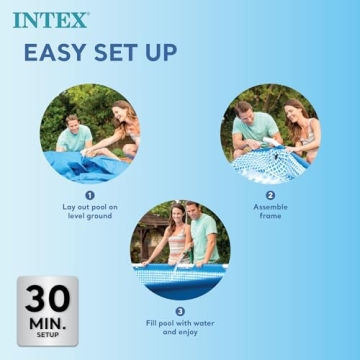 Intex Rectangular Frame Swimming Pool for Summer Fun